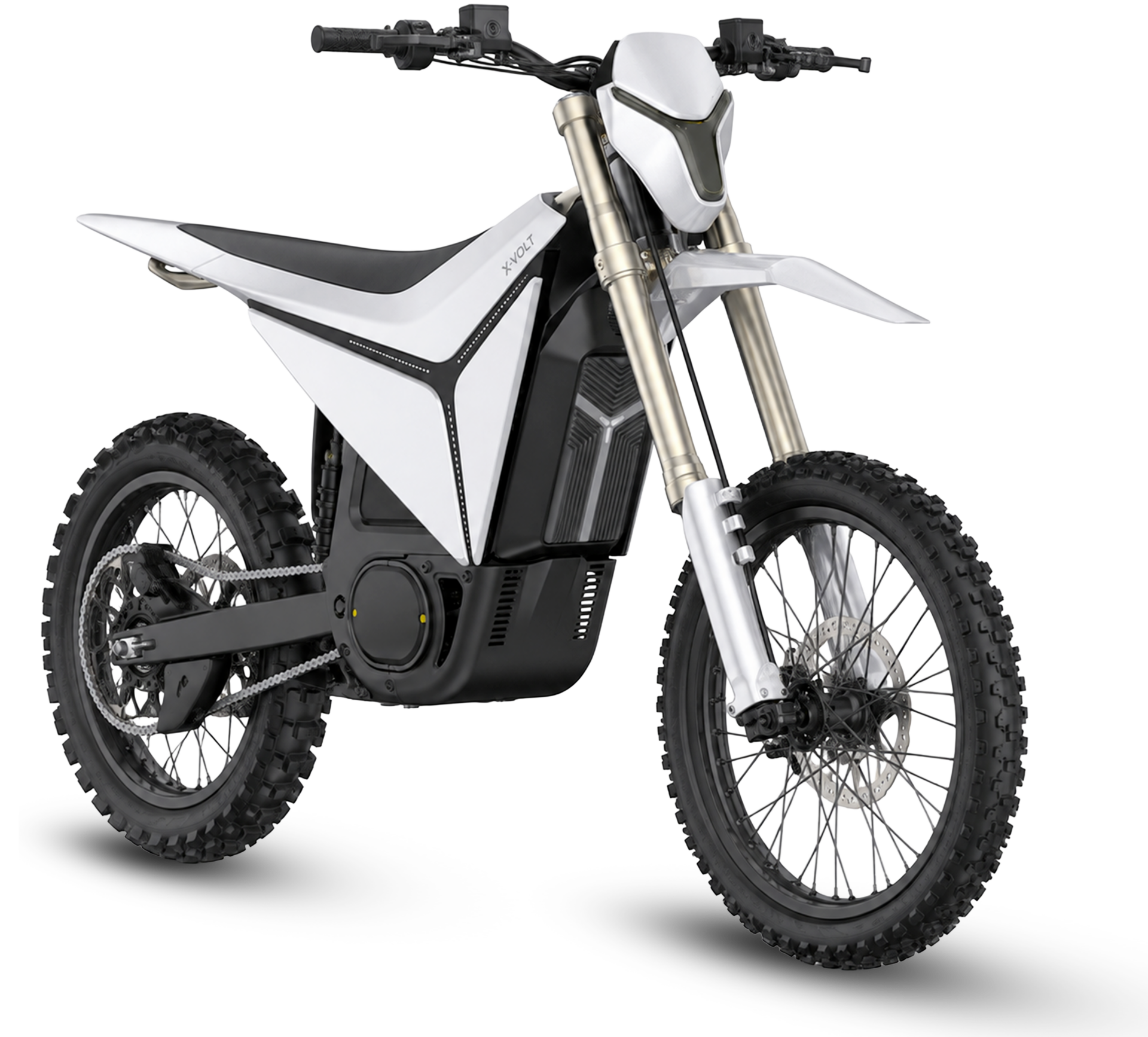Slide - Surge V - FR - Y volt surge v motorcycle transparent shadow white - Y-VOLT Motorcycles