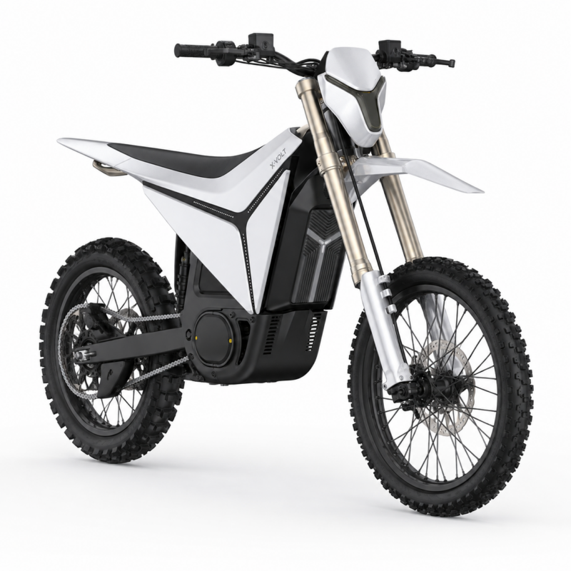 Y-VOLT Surge V (Off-Road) - 35 kW - Y volt surge v white packshot - Y-VOLT Motorcycles